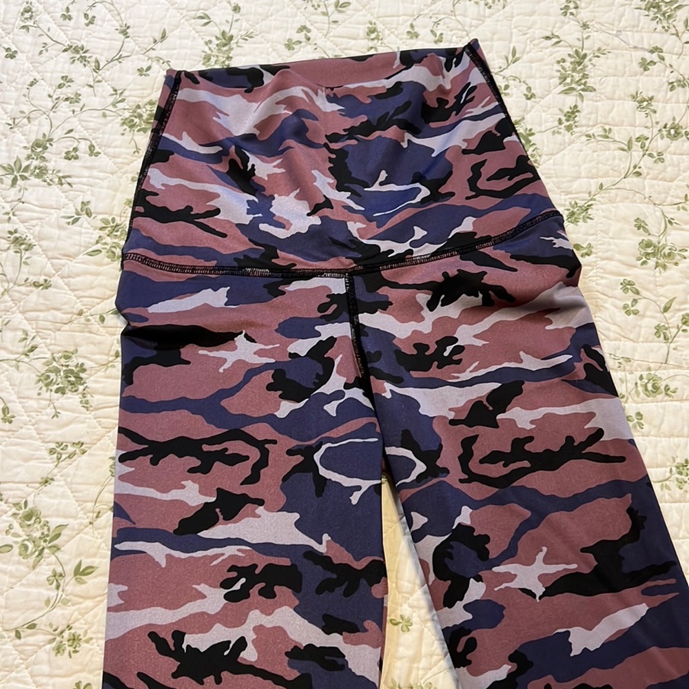 Emily Hsu Designs Camouflage Leggings - Pink and Purple
